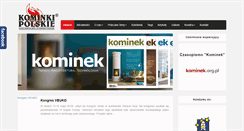 Desktop Screenshot of kominkipolskie.com.pl